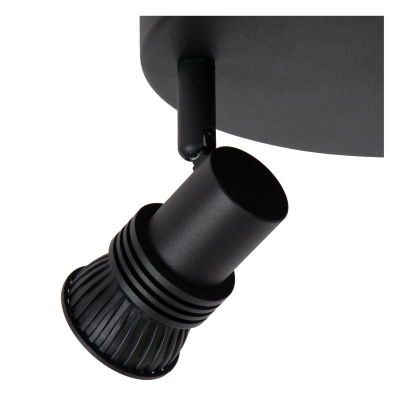 Lucide KIANTI - Ceiling spotlight - Ø 21 cm - 3xGU10 - Black